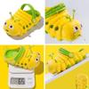 Children's Sandals Soft Toe-wrapped Lovely Cartoon Caterpillar EVA Non-slip Cozy Breathable Easy Washing Light Elastic Sandals
