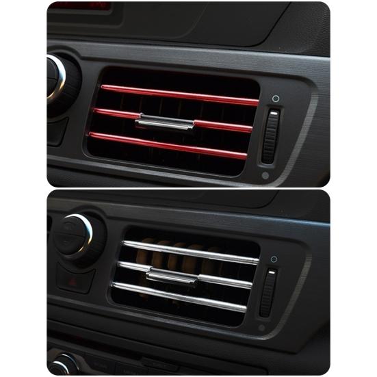 10 Stücke Universal U Klimaanlage Form Auto Trim Outlet Strip Grille Dekoration