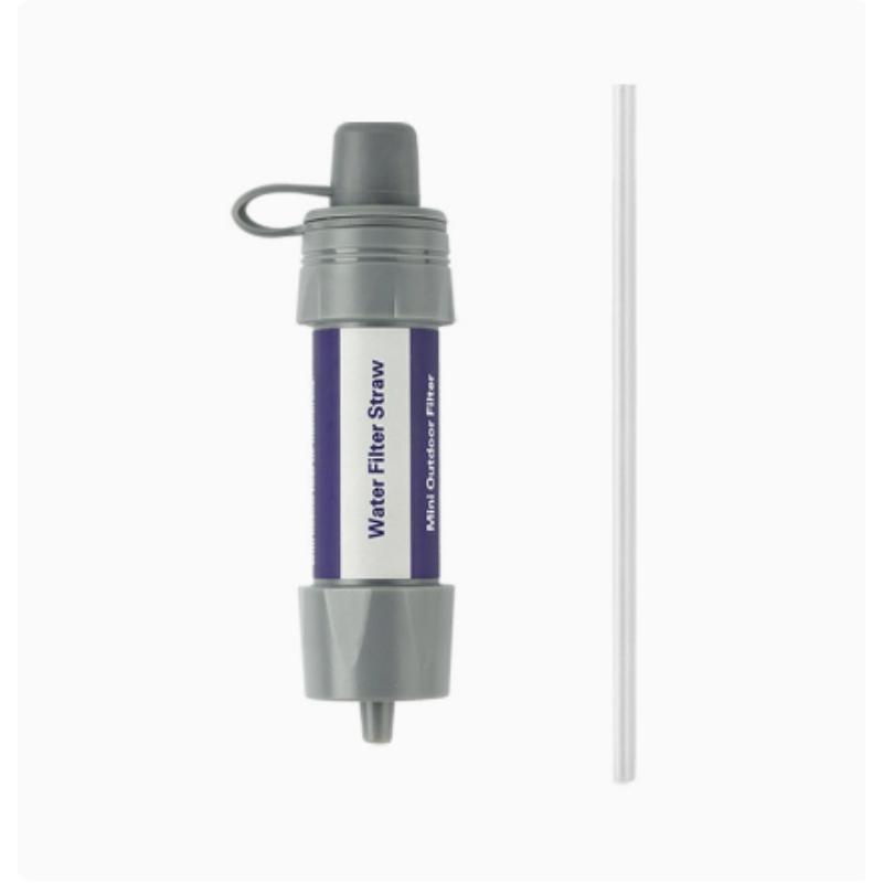 Water Filter Straw Outdoor Portable Water Purifier Survival Gear for Camping Hiking Backpacking