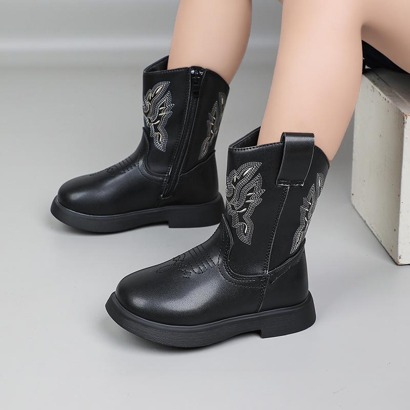 

Новые высокие сапоги для мальчиков и девочек на осень и зиму 26 чёрный