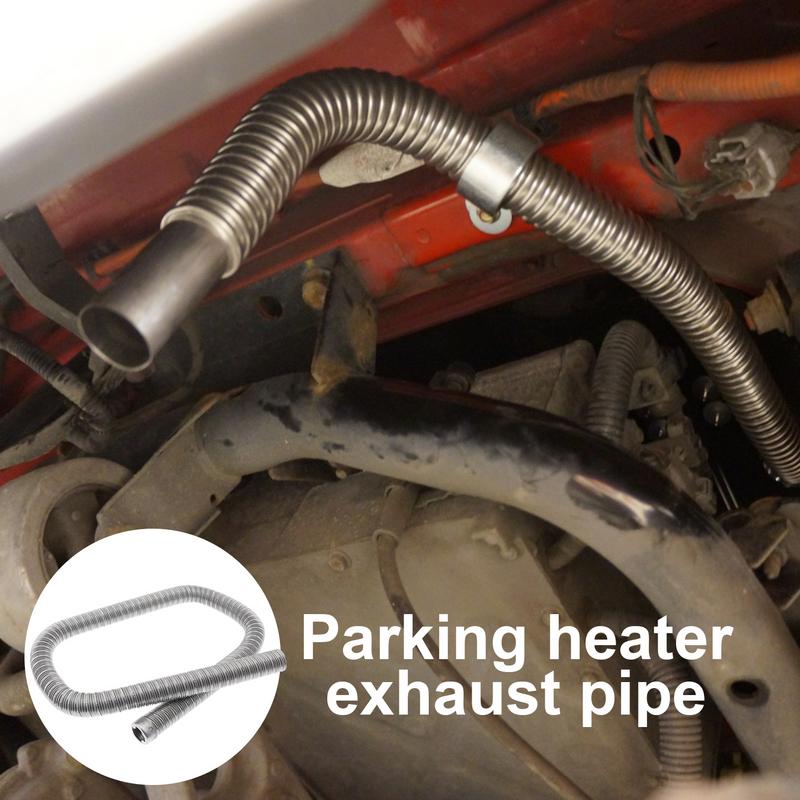 60/100/150/200cm Car Air Heater Exhaust Pipe Stainless Steel Auto Oil Tank Vent Hose Air Parking Heater Exhaust Hose Line