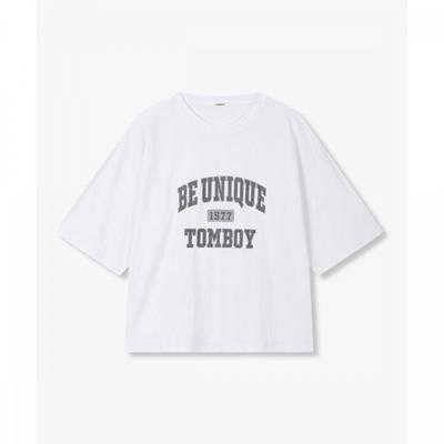 STUDIO TOMBOY VinTage LeTTering Graphic ShorT Sleeve T shirT 9176222990