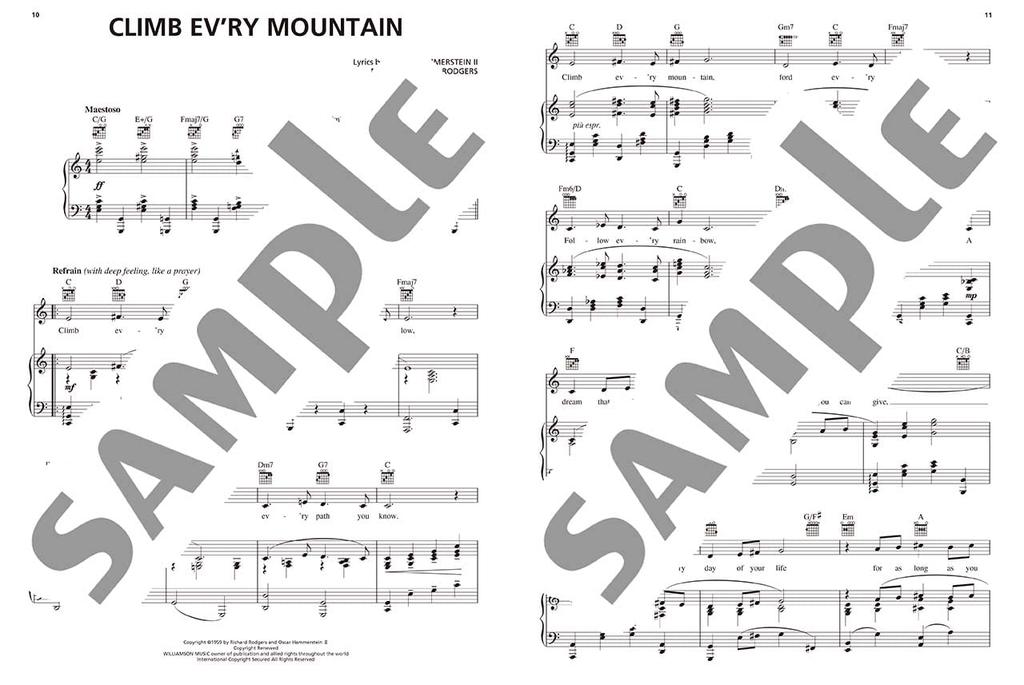 Piano Vocal Selection The Sound of Music Vocal (Piano Selection)