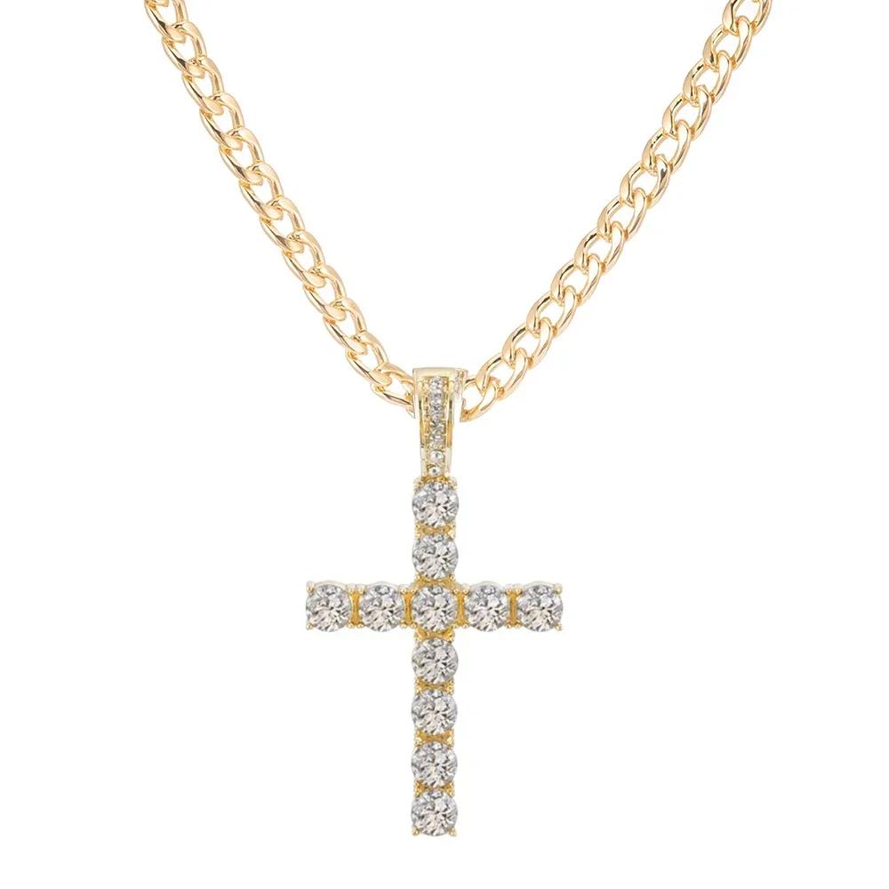 16mm Hip Hop Miami Cuban Link Chain Set Necklace +Bracelet Creative Iced Out Shiny Trendy Stylish Jewelry For Women Men set