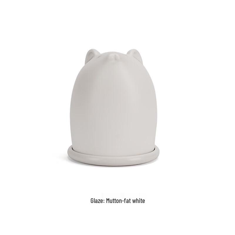 Wanqiantang White Ceramic Rabbit Mug