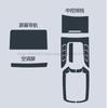 For MG HS - Car Interior Center console Transparent TPU Protective film Anti-scratch