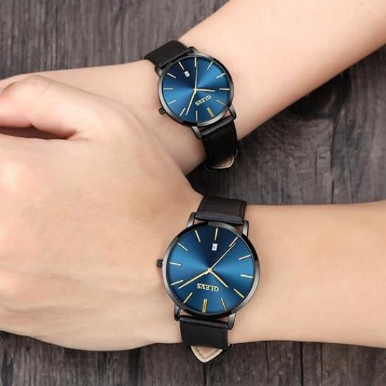 OLEVS Pair Watches, Popular Couple Watches for Men and Women, Pair Watch Set, Surprise Gift, Wedding Anniversary Gift, Couple's Anniversary Gift,