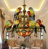 Tiff Parrot Chandelier Personality Creative Luxury Atmosphere Hotel Villa Restaurant Corridor Art Decorative Lights
