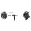 COMICA Pin Mic Wind Muff Gray 3pcs Adjustable