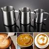 350/600/1000ML Edelstahl DIY Kaffee Werkzeug Kanne Milchaufschäum Kaffeekunst Kännchen Tasse