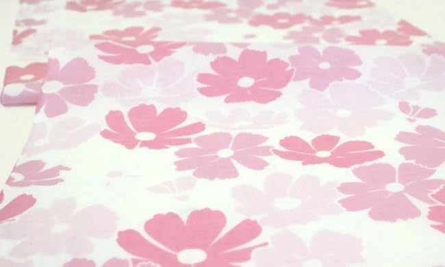 Dyeing Anbo Hand Towel Light Authentic Made in 35cm x 100cm "Cosmos Full, Pink" Dyed, 100% Cotton, Tokuoka, Japan,