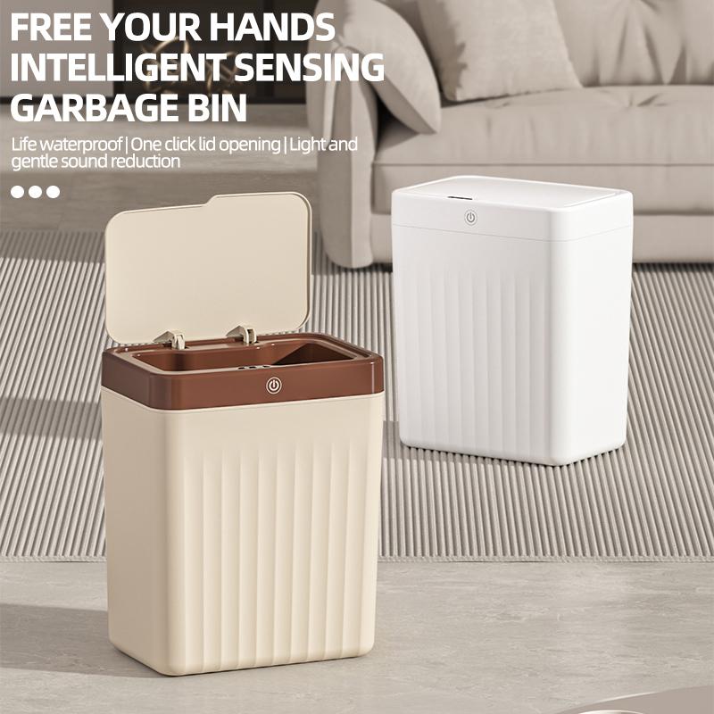 Smart Bathroom Trash Can Touchless Automatic Sensor Garbage Bin Large Capacity Induction Trash Can For kitchen Toilet Wastebaske