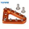 Motorcycle CNC Rear Brake Pedal Step Plate Tip For KTM SX SXF XC XCF XCW XCFW EXC EXCF For Husqvarna TC TE FC FE 125-530 2014