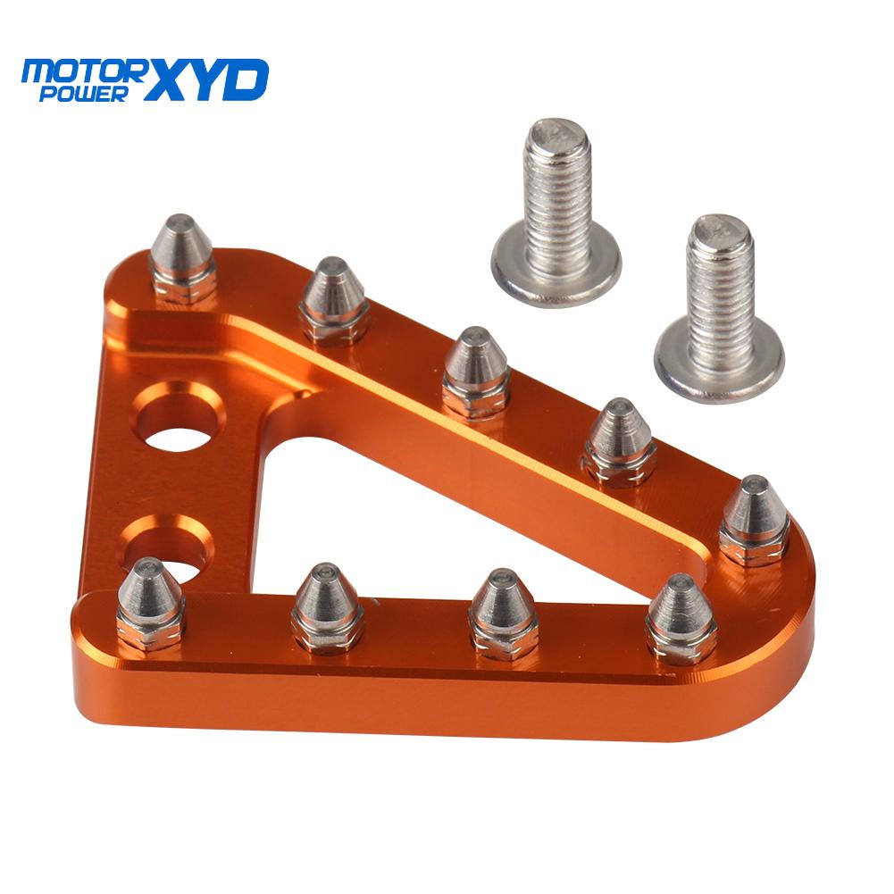 Motorcycle CNC Rear Brake Pedal Step Plate Tip For KTM SX SXF XC XCF XCW XCFW EXC EXCF For Husqvarna TC TE FC FE 125-530 2014