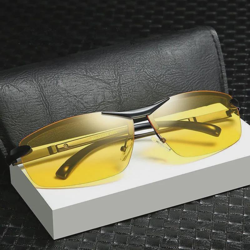 Stylish Men's Polarized German Sunglasses: Trendy, Radiation-Proof, Color-Changing, Perfect for Driving and Fishing
