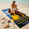 1pc Brazilian Soccer Passion Cartoon Quick Dry Microfiber Bath Towel for Swimming Surfing Camping Unisex Holiday. SJT720193