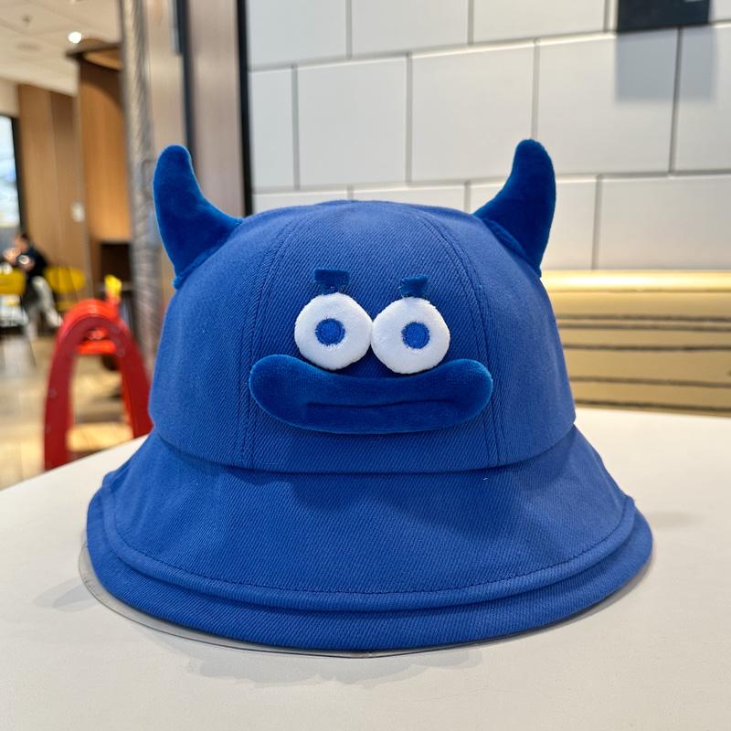 Fashionable Style Cartoon Fisherman Cap For Women Funny Big Mouth Design