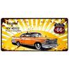Vintage Pin Up Metal License Plate Sign 15x30cm