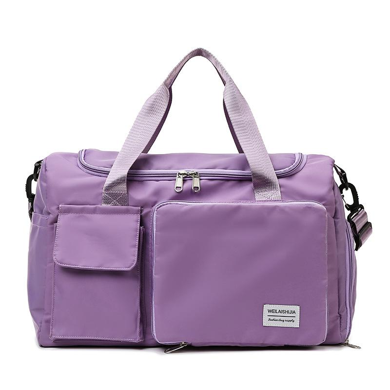 Large Capacity Travel Bag, Handbag, Business Trip Outdoor Sports Fitness Bag, Light Men's Dry and Wet Separation Messenger Bag