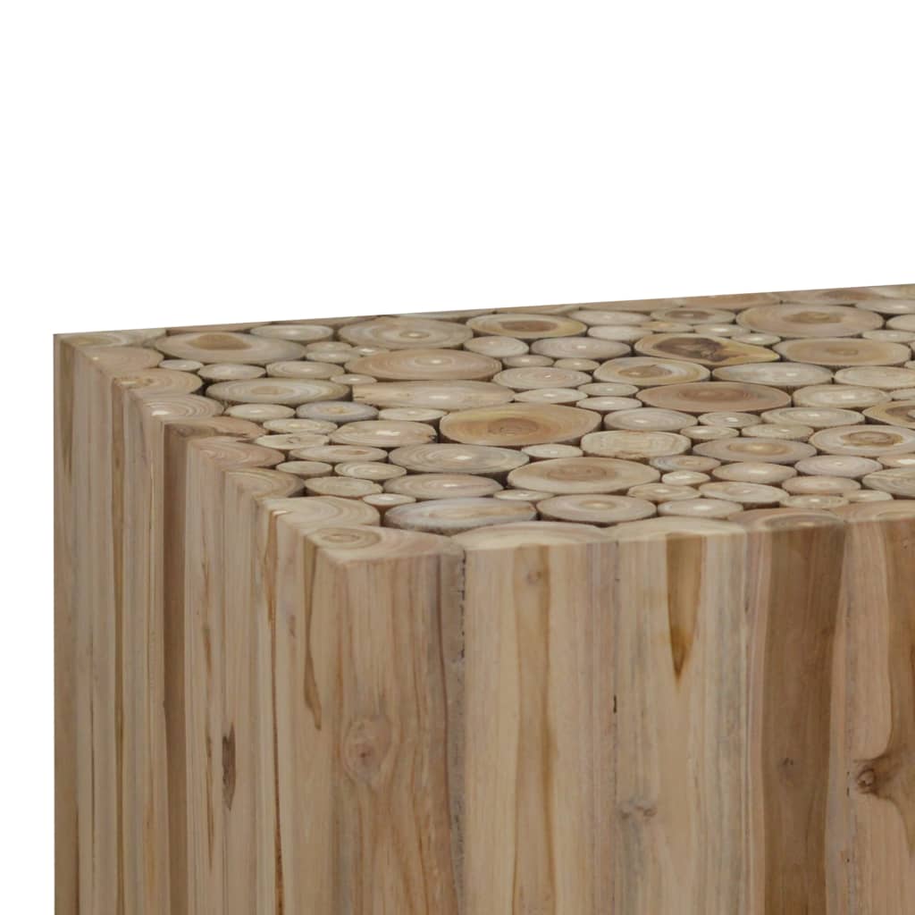 Vidaxl Teak Wood Coffee Table, 50 X 50 X 35 Cm