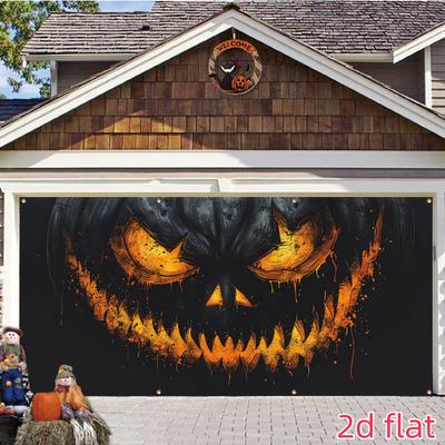 1 ks Halloweenská párty Garáž Zlá dekorace Pozadí Zimní kulisy Dekorace Pro fotografické studio Foto budka Vánoční párty