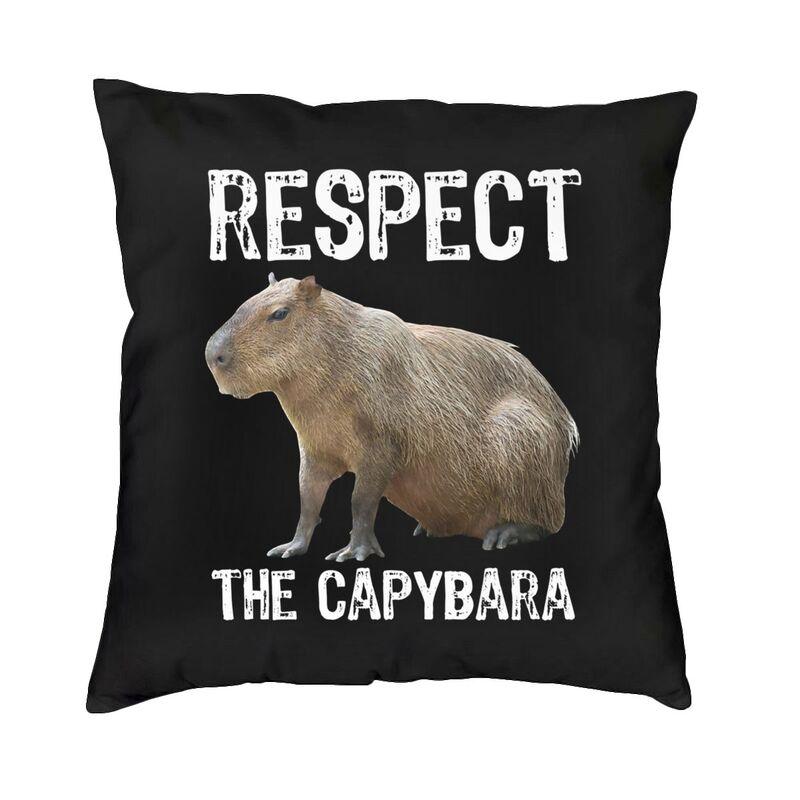 Capybara Square Pillow Cover Home Decorative Cushions Throw Pillow for Living Room Doublesided Printing 30x30cm 12x12in