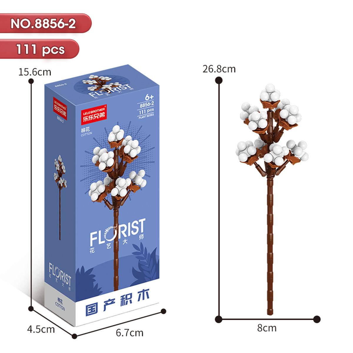 Creative Flower Building Block Cute And Beautiful Flower Shaped Assembly Model Children s Exquisite Creative Festival Toys Gifts for daily use