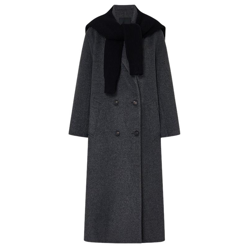 MO&Co. Women's British Style Wool Lapel Coat