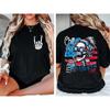 Fun Unisex Skull T-shirt, "Chill the Fourth Out" T-shirt