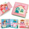 Toddlers Montessori Toy Busy Book 3D Baby Story Cloth Activities Felt Quite Book Board Preschool Learning Education Travel Toys