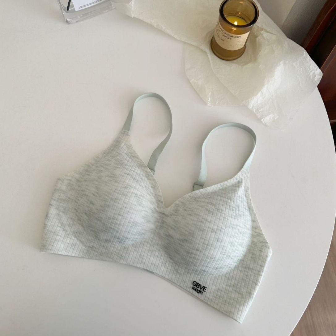 

Бюстгальтер пуш-ап Мягкая поддержка Бесшовный Без косточек Поднимающий Спортивный стиль Предотвращающий отвисание Тонкое нижнее белье XL