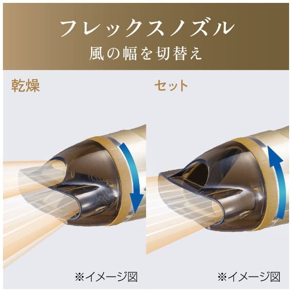 Koizumi Hair Dryer, Negative Ion, High Airflow, Scalp Function, Gold, KHD-9230/N
