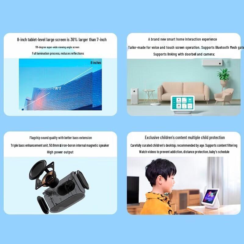 Xiaomi Xiaoai Touchscreen Smart Speaker Pro 8