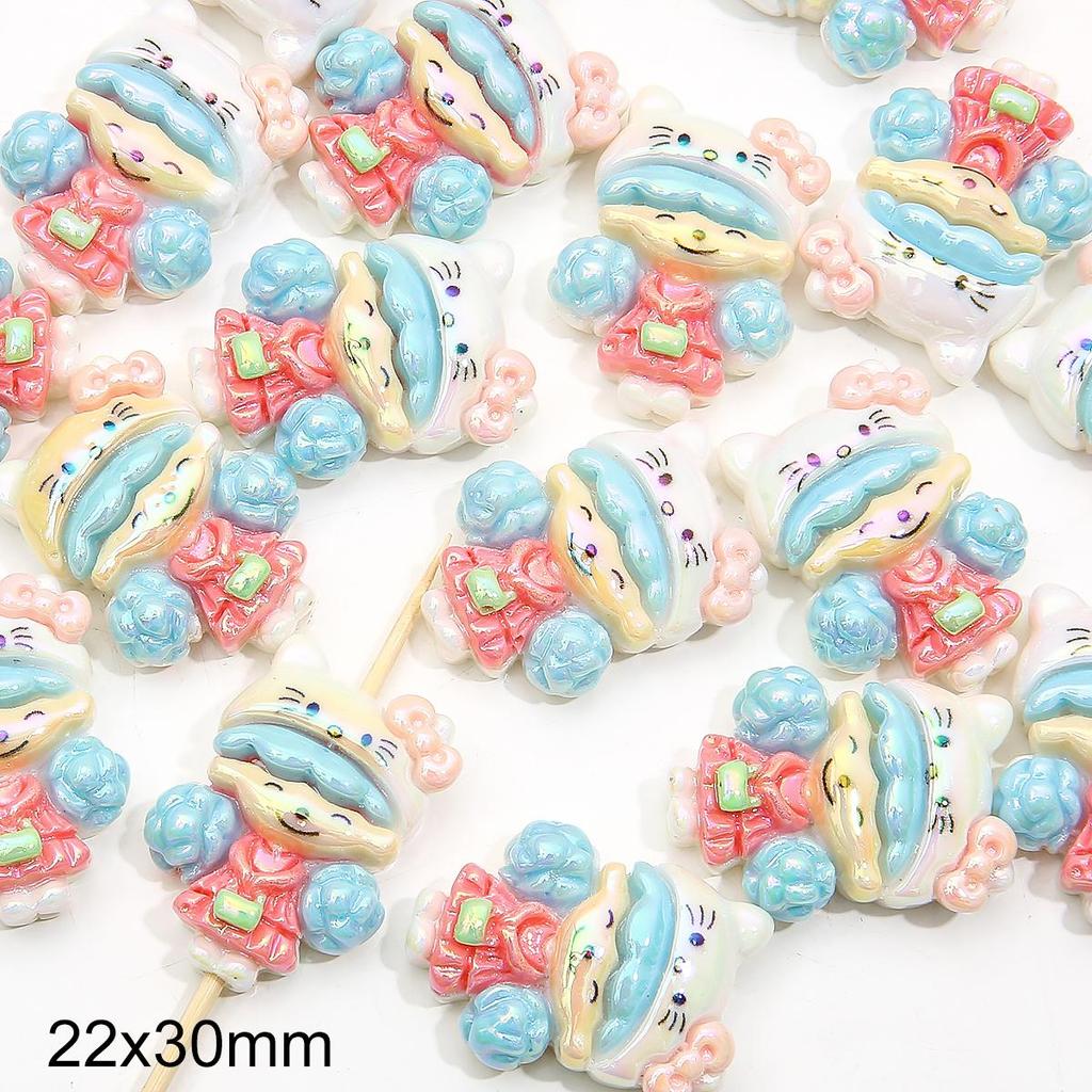 Harzperlen-Anhänger-Charms für Schmuckzubehör, DIY-Halskette, Armband-Zubehör