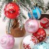 Christmas Tree Hanging Ball Ornaments Set Delicate Design High Quality Perfect for Decorating Indoor and Outdoor Spaces