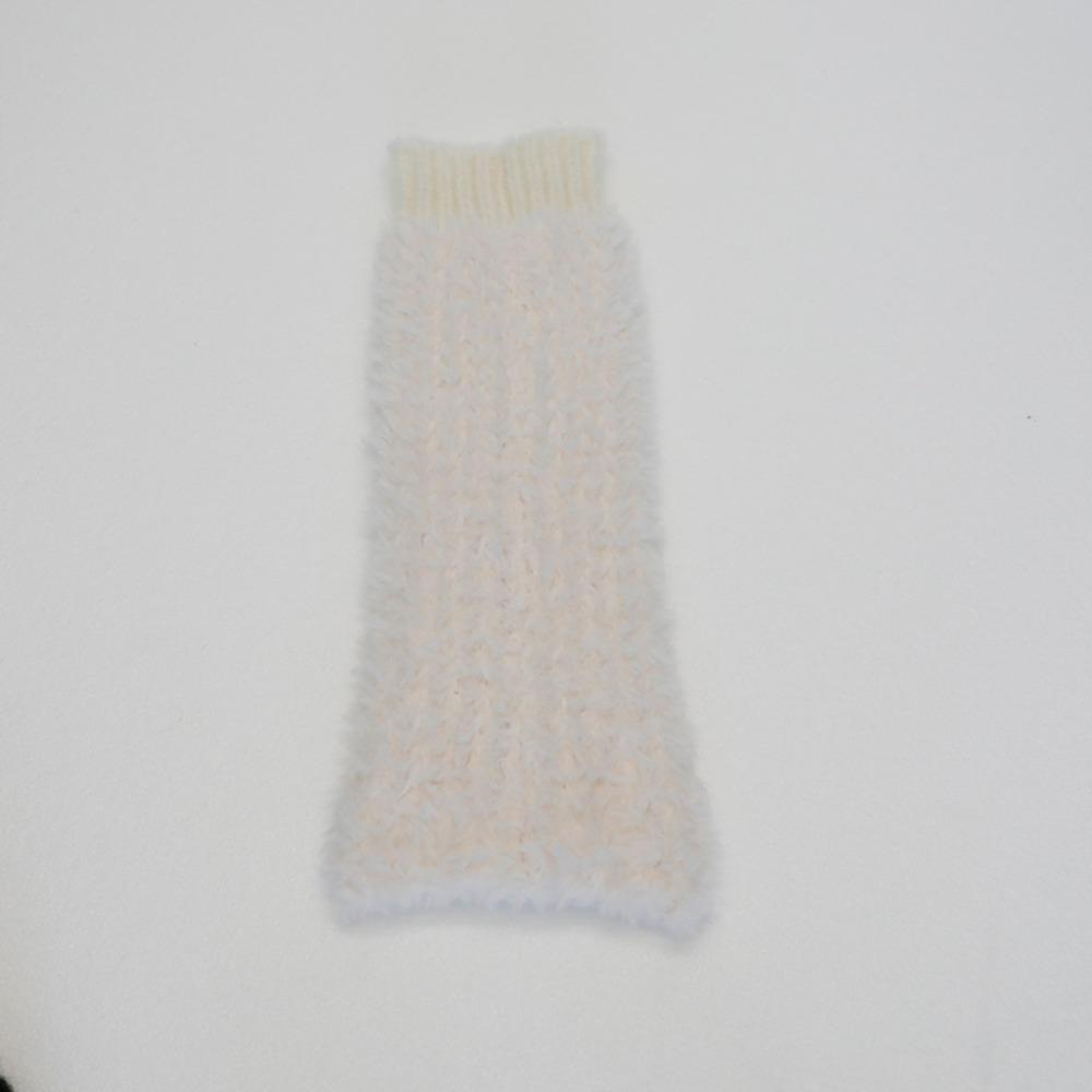 Plüsch Pelzigen Gestrickte Manschetten Fuzzy Winter Boot Toppers Streetwear Bein Abdeckungen Frauen