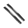 Mower Replacement Blade 59534P Two Pieces for Recycler Models with Tooth Mulcher Design Compatible with Part 108 9764 03