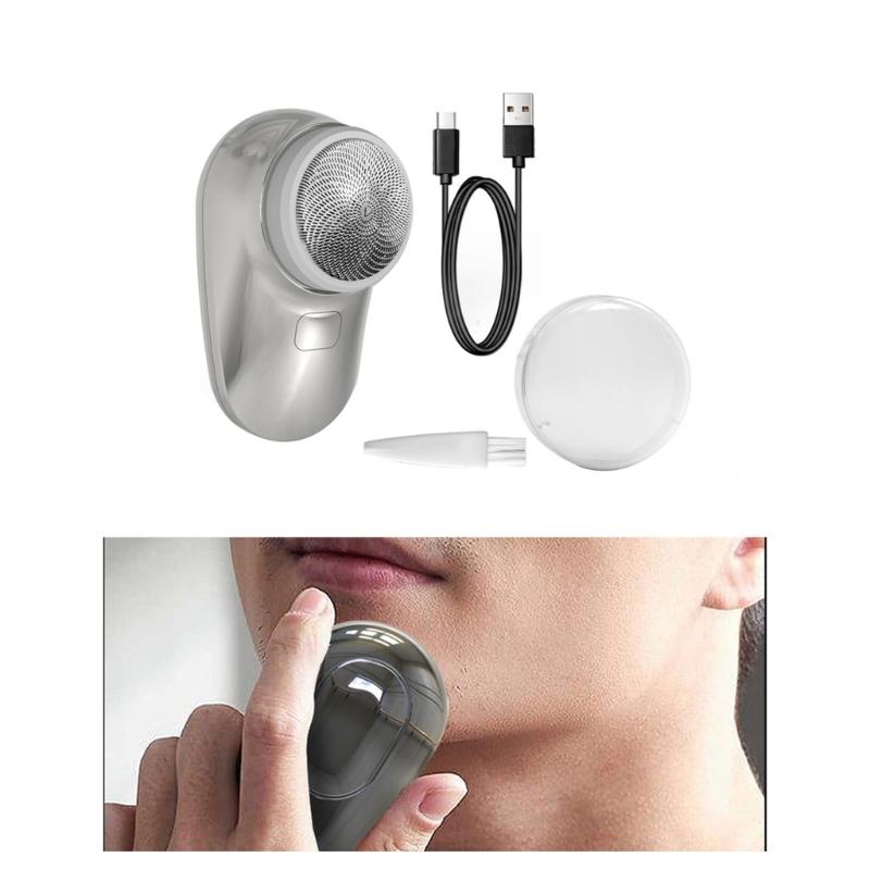 Waterproof Powerful Pocket Electric Shaver For Men Mini Travel Rechargeable Face Shaving Machine Beard Electric Razor