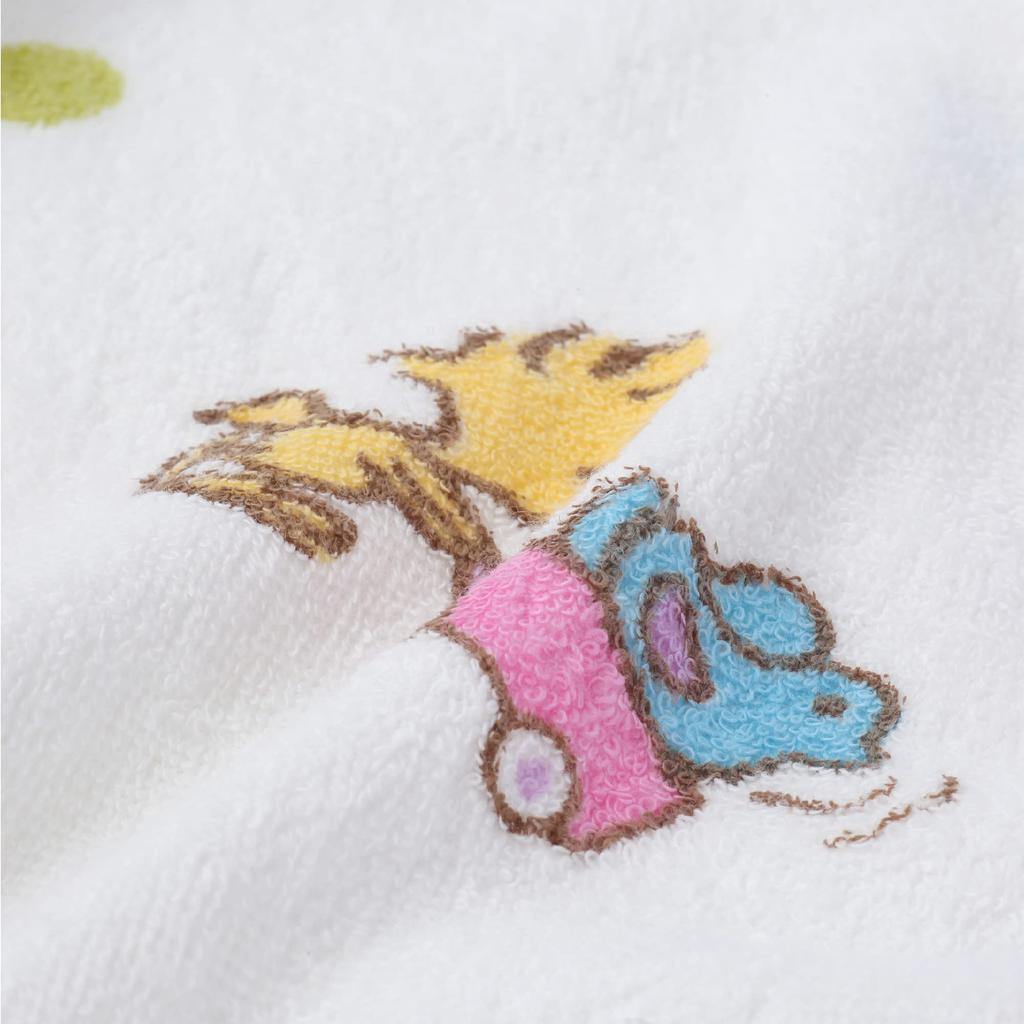 Nishikawa Snoopy Baby Towel Polka Dot Made In WR52240000 Blanket, 85x115cm, Washable, 100% Cotton, Pattern, Japan, White,