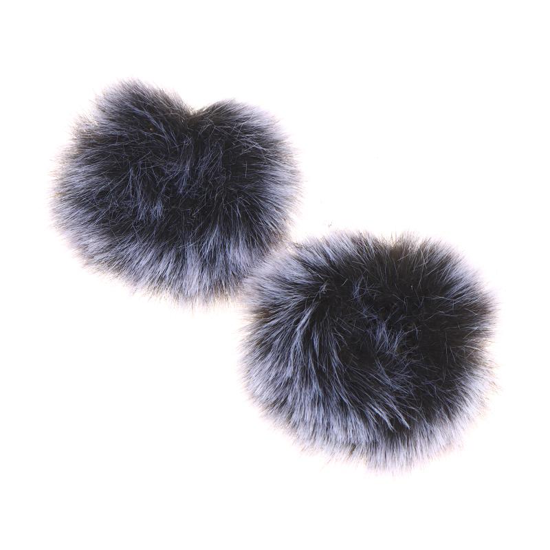 Universal Lavalier Microphone Furry Windscreen Fur Windshield Wind Muff Soft For D11 Rode Boya Lapel Lavalier Mic