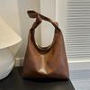 Pu Large Capacity Tote Bag For Women With Zipper Closure And Inner Phone Pocket For Daily Use