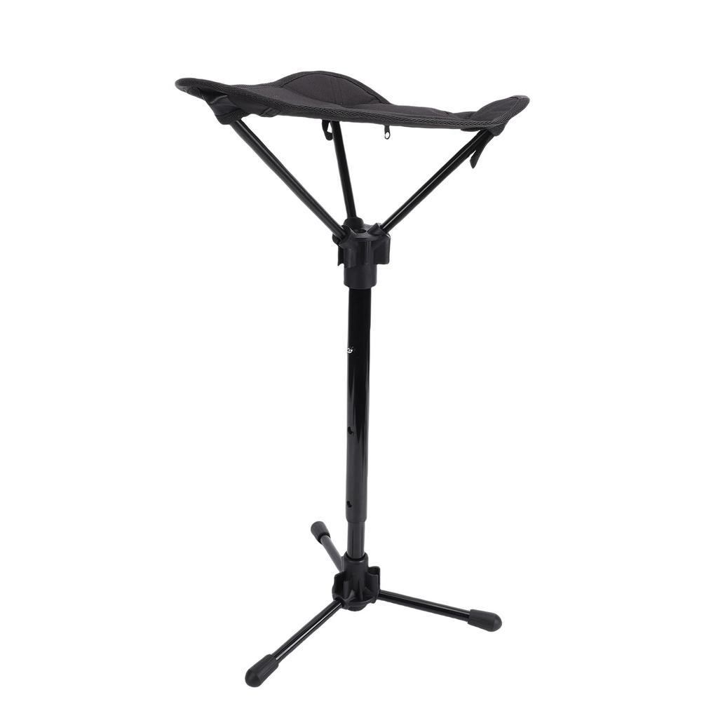 Portable Outdoor Folding Stool Oxford Cloth Aluminum Alloy Telescoping Folding Stool for Camping Queuing Fishing