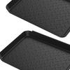 2x Boot Trays Potted Tray Nonslip Multi Purpose Trays Indoor Boot Mats for Mud Shoe Trays for Garage Sown Tools Closet Pet Bowls