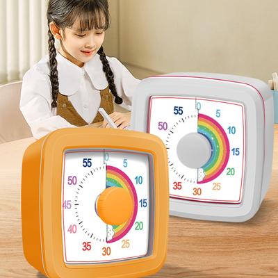 Square Student Timer Learning Reminder Alarm Clock Time Management Desktop Rainbow Countdown Portable Timer