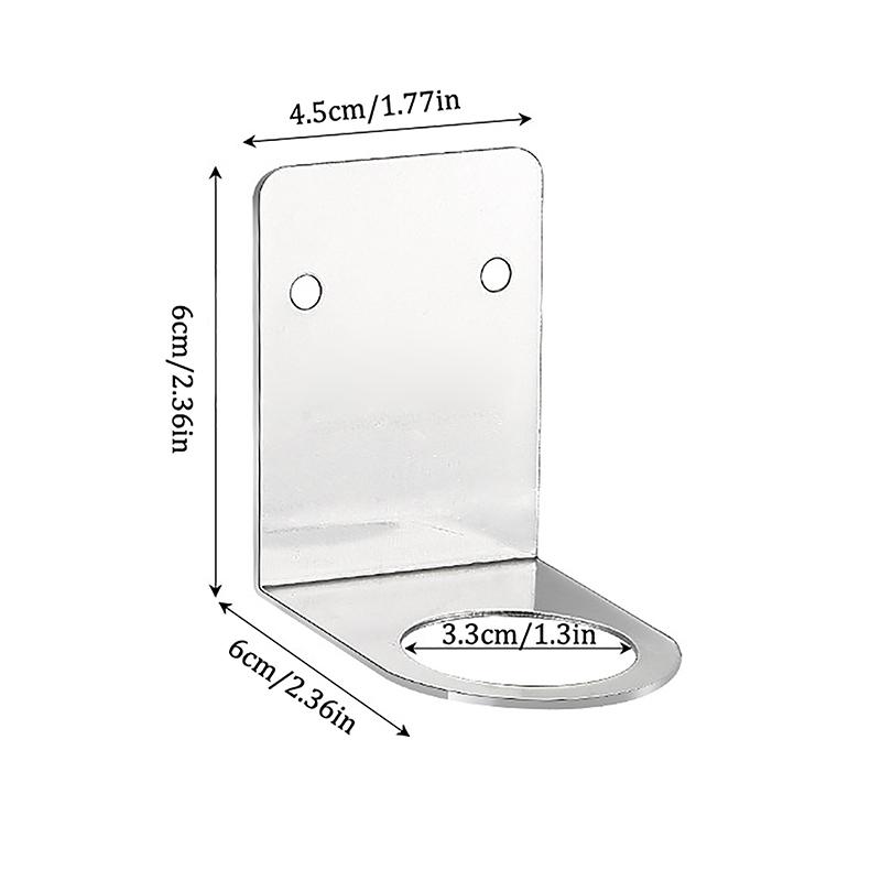 Såpeflaskeholder Eller Hånddesinfeksjonsdispenser Oppbevaringsstativ Veggmontert Brakett Kjøkkenutstyr Uten Hull Badhylle
