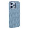 For iPhone 16 Pro Case Compatible with MagSafe Anti-Drop PU+TPU Phone Cover Geometric Pattern