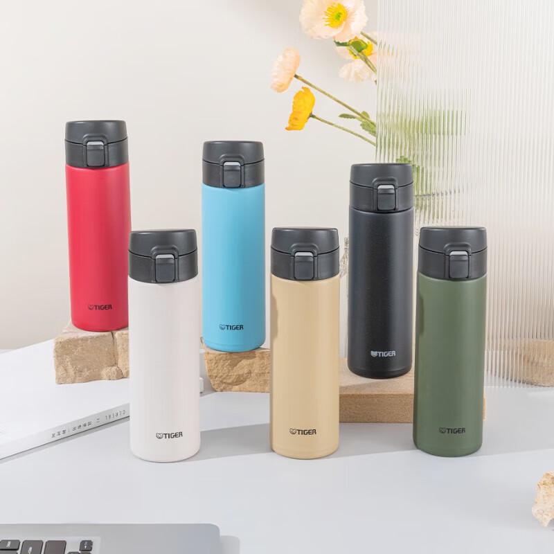 Tiger One-Touch Pop-Up Lid Stainless Steel Insulated Bottle