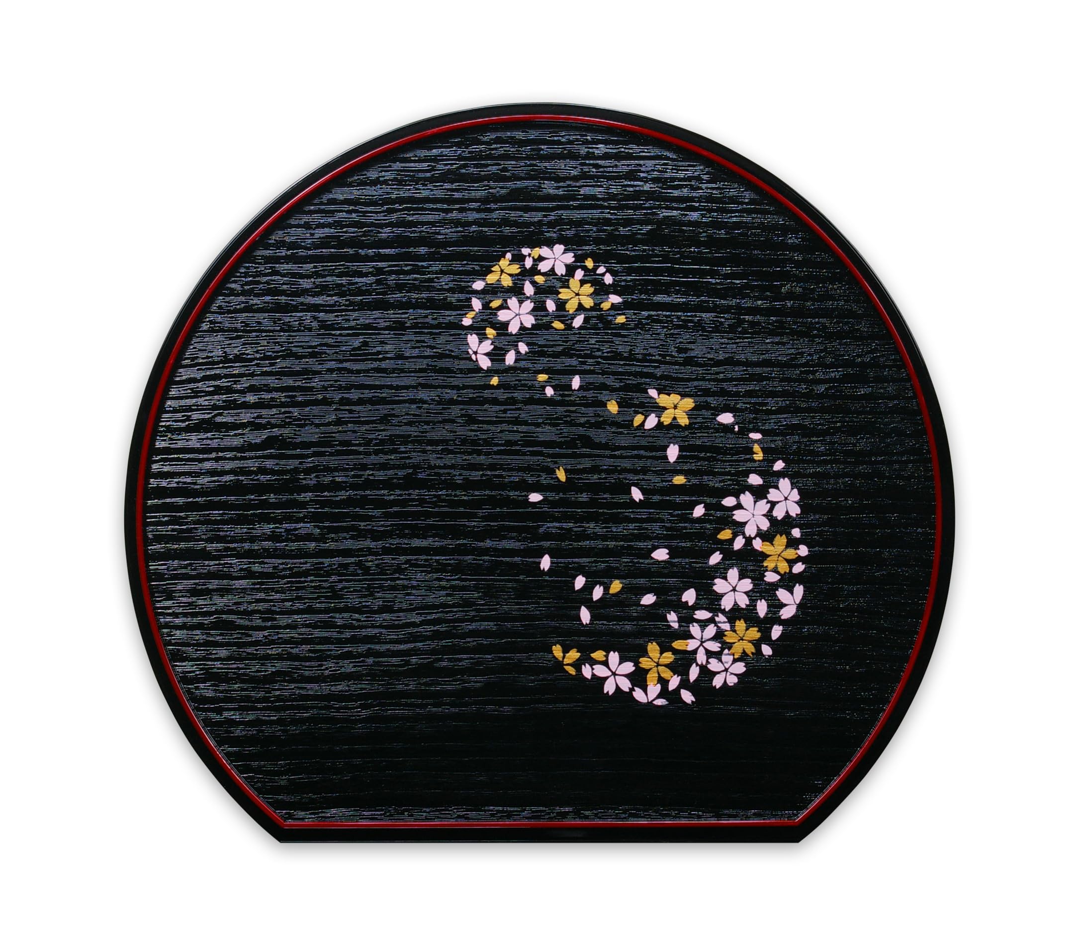 Kishu Lacquerware Tray 36cm Cherry Blossom