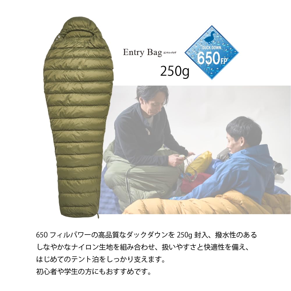 ISUKA Entry Bag Moss Operating Temperature 5 Degrees 131915 [Minimum Celsius]