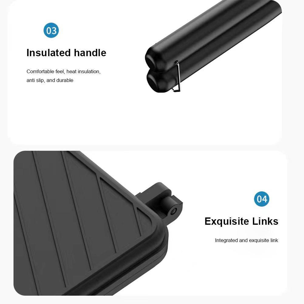 

Frying Pan Double Sided Grilled Cheese Maker High Temperature Resistant Multifunctional for Breakfast Pancakes Toast Omelets China Mainland